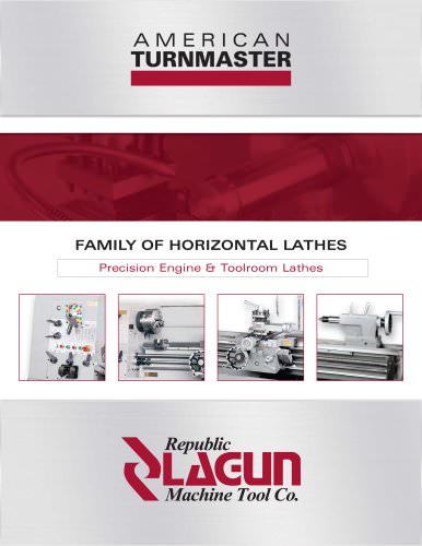 FAMILY OF HORIZONTAL LATHES