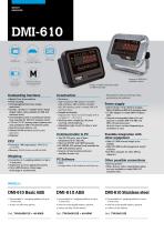 DMI-610 WEIGHT INDICATORS