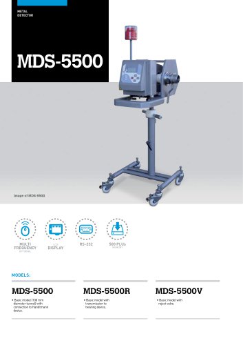 PIPELINE METAL DETECTORS MDS-5500 SERIES