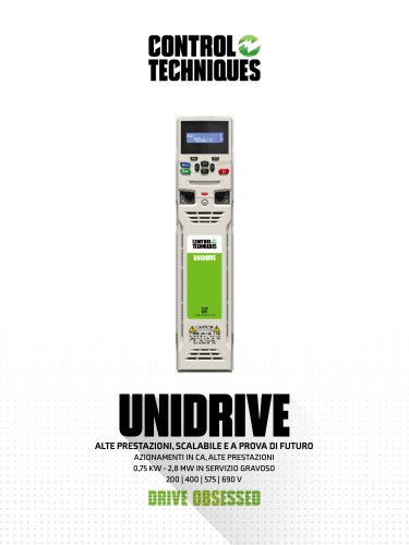 Unidrive Brochure Italian