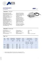 ELETTROMAGNETE serie MM - 1