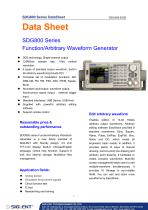 SIGLENT SDG800 series  function/arbitrary waveform generator