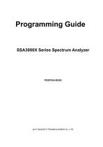 Siglent Spectrum Analyzer SSA3000X Series DataSheet