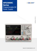 SPD3303C Series DataSheet+Siglent+Power Supply