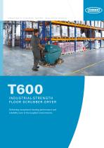 T600 INDUSTRIAL-STRENGTH FLOOR SCRUBBER-DRYER