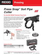 Press Snap ™ Soil Pipe Cutter