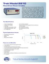 2210 Piezo Driver/Amplifier