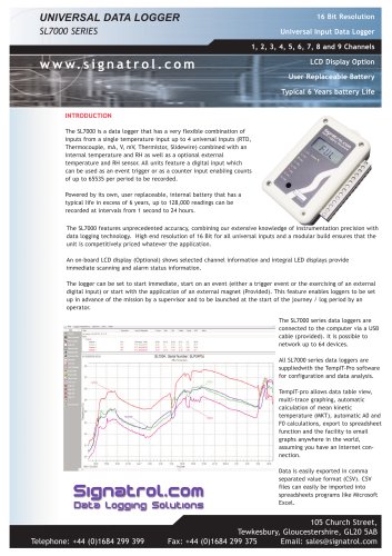 UNIVERSAL DATA LOGGER