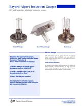 BA GaugesBayard-Alpert Ionization Gauges