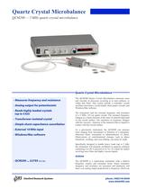 QCM200 Quartz Crystal Microbalances