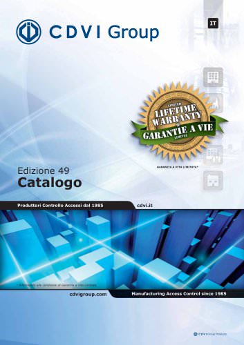 Catalogo CDVI