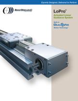 LoPro® Actuated Linear Guidance System