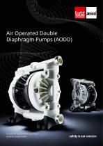 Compressed air diaphragm pumps Industrial applications / food