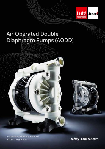 Doppelmembranpumpen Industrieanwendungen und Lebensmittel Produktprogramm