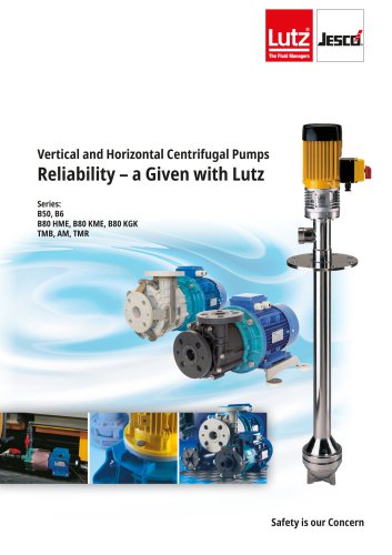 Vertical and horizontal Centrifugal Pumps