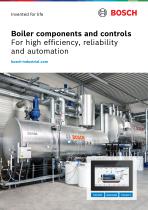 Boiler components and controls from Bosch for high efficiency, reliability and automation