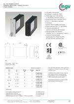 AC / DC POWER SUPPLY PRIMARY SWITCHED ? SINGLE OUTPUT P140R SERIES