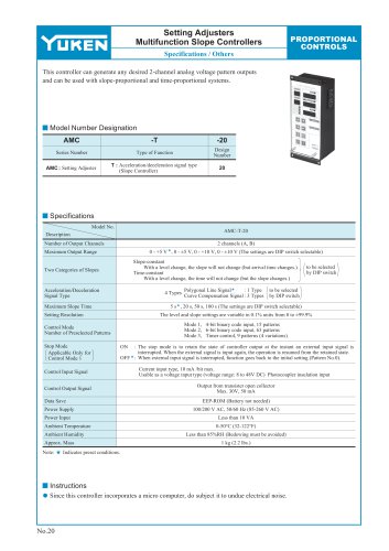 Multifunction Slope Controllers