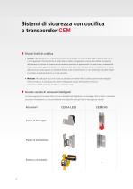 Sistemi di sicurezza con codifica a transponder CEM con meccanismo di ritenuta per la protezione del processo - 4