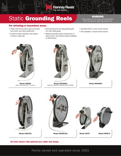 Static Grounding Reels