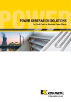 POWER GENERATION SOLUTIONS for Coal-Fired or Biomass Power Plants