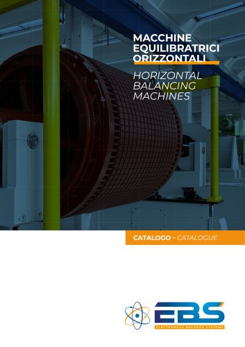 Macchine equilibratrici orizzontali 