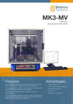 MK3-MV Manual balancing machine