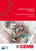 Automatic balancing machines for clutches