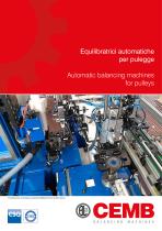 Equilibratrice automatica per pulegge - 1