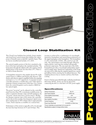 Closed Loop Stabilization Kit