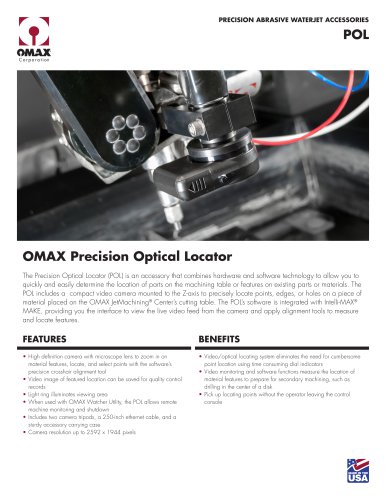 OMAX Precision Optical Locator