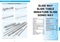 SLIDE WAY SLIDE TABLE MINIATURE SLIDE GONIO WAY
