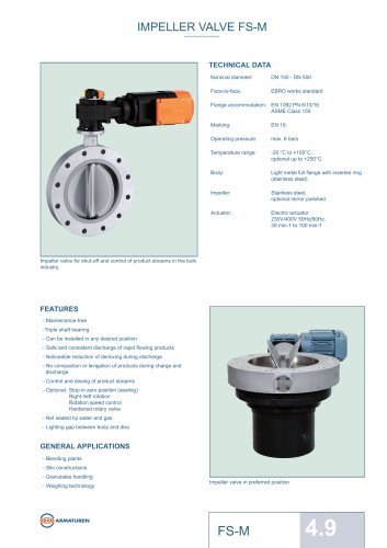 IMPELLER VALVE FS-M