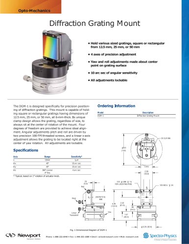 Diffraction Grating Mount  