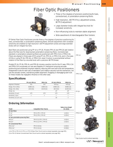 Fiber Optic Positioners  