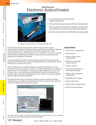 LDS-Vector Electronic Autocollimator  