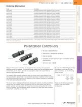 Polarization Controller, Manual  