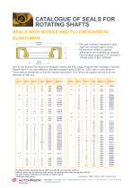CATALOGUE OF SEALS FOR ROTATING SHAFTS