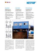 Data Sheet Ventilation of Sorting Cabins
