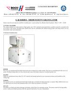 G 46 SERIES - MEDIUM DUTY GRANULATOR