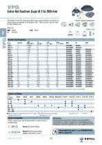 Extra-Flat Suction Cups Ø 2 To 200 Mm, VPG Series