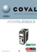 "Integrated Mini-Vacuum Pumps With ""ASC"" (Air Saving Control), LEMAX Series"