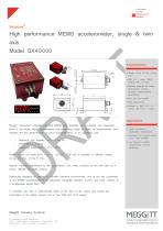 High performance MEMS based accelerometer