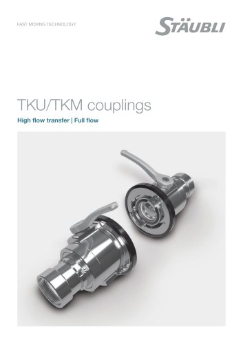 Full flow couplings - TKU/TKM