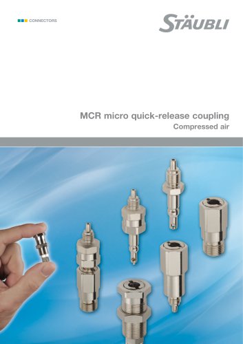 MCR micro quick-release coupling