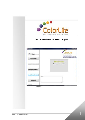 ColorDaTra IPM - Overview