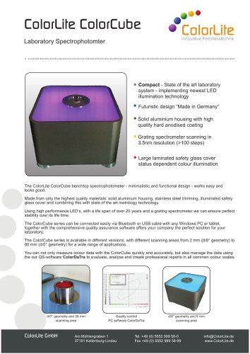 Laboratory Spectrophotomter