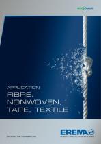 Application Fibre, Nonwoven, Tape, Textile