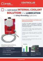 CENTROLUB - Tap internal lubrication unit