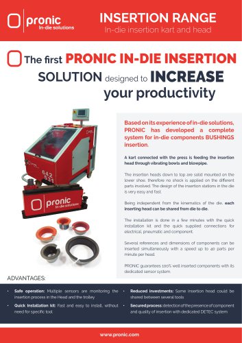 In-die Bushing Insertion solution